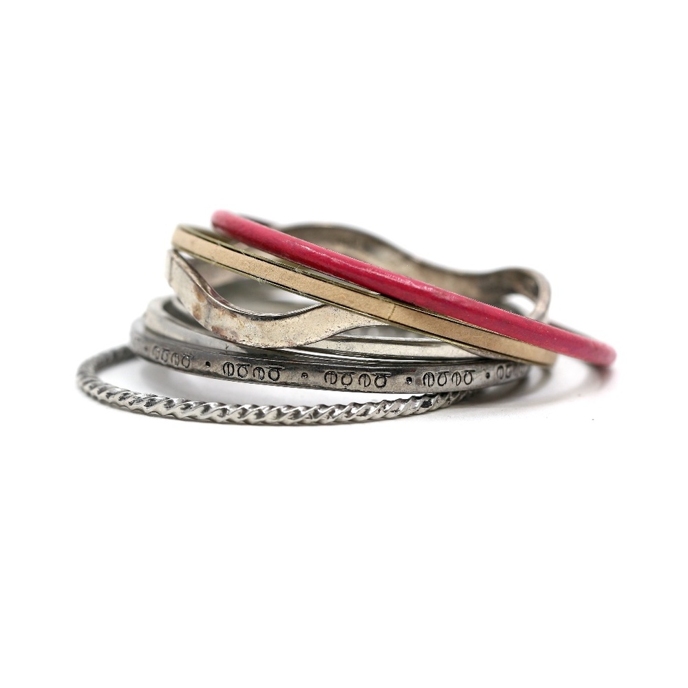 90's My Collection Of Stack Bracelets